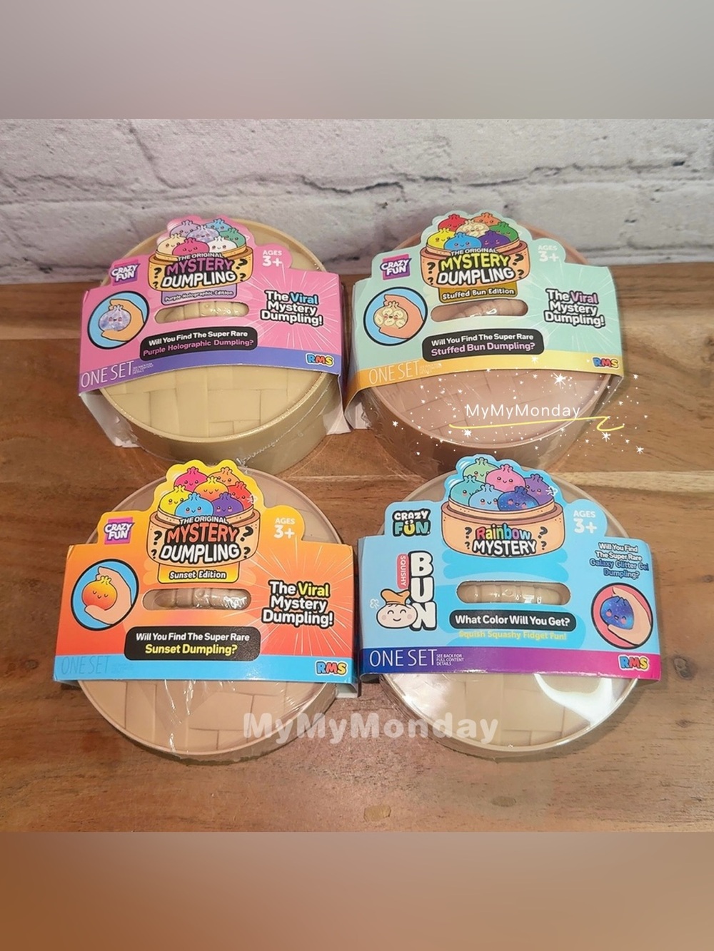 RMS Crazy Fun Mystery Dumpling Squishy Bun Bundle